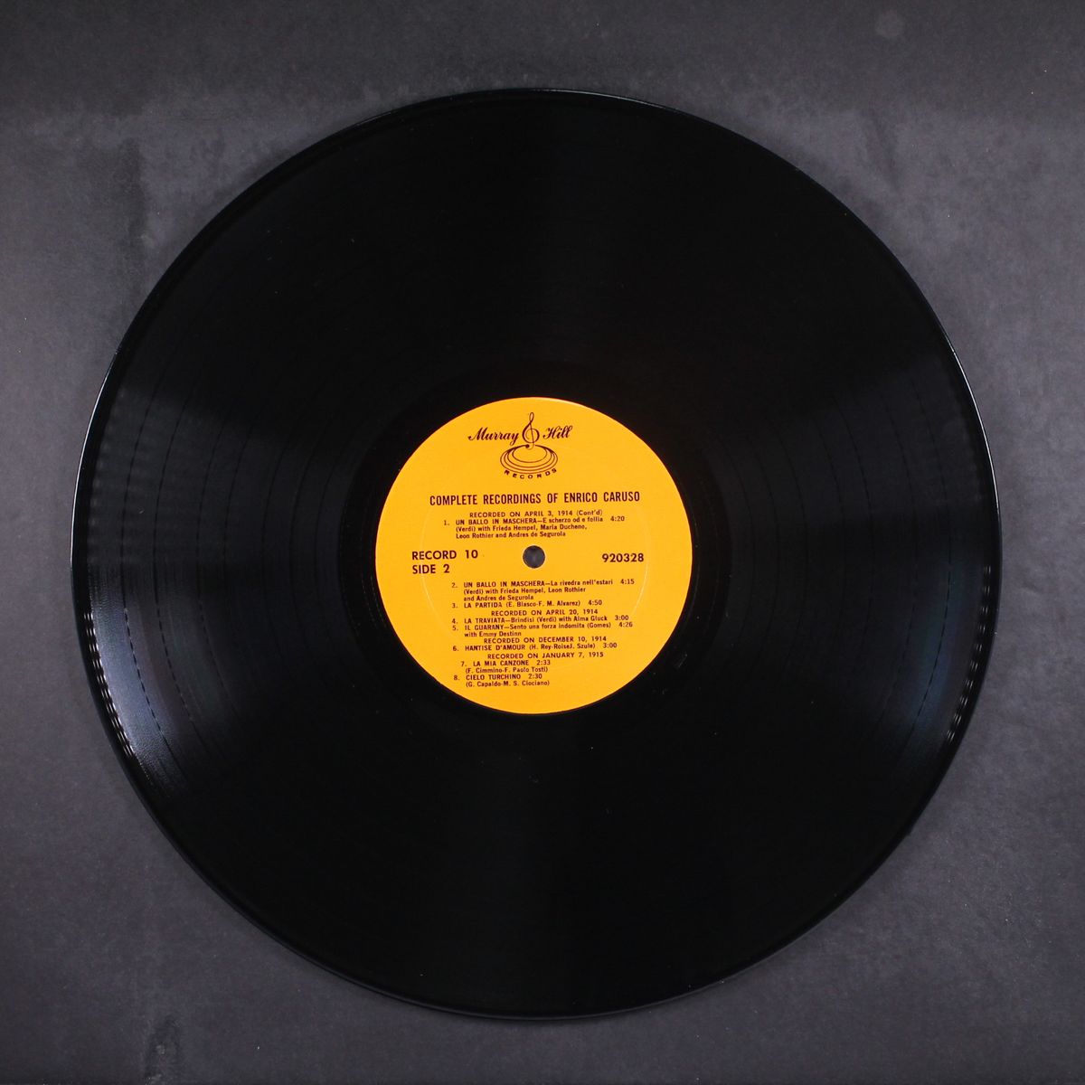 complete recordings by ENRICO CARUSO