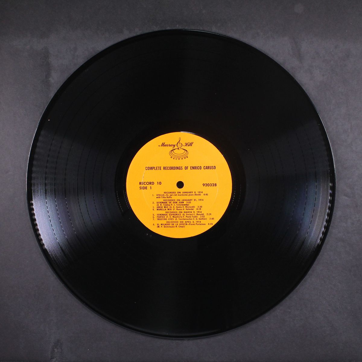 complete recordings by ENRICO CARUSO