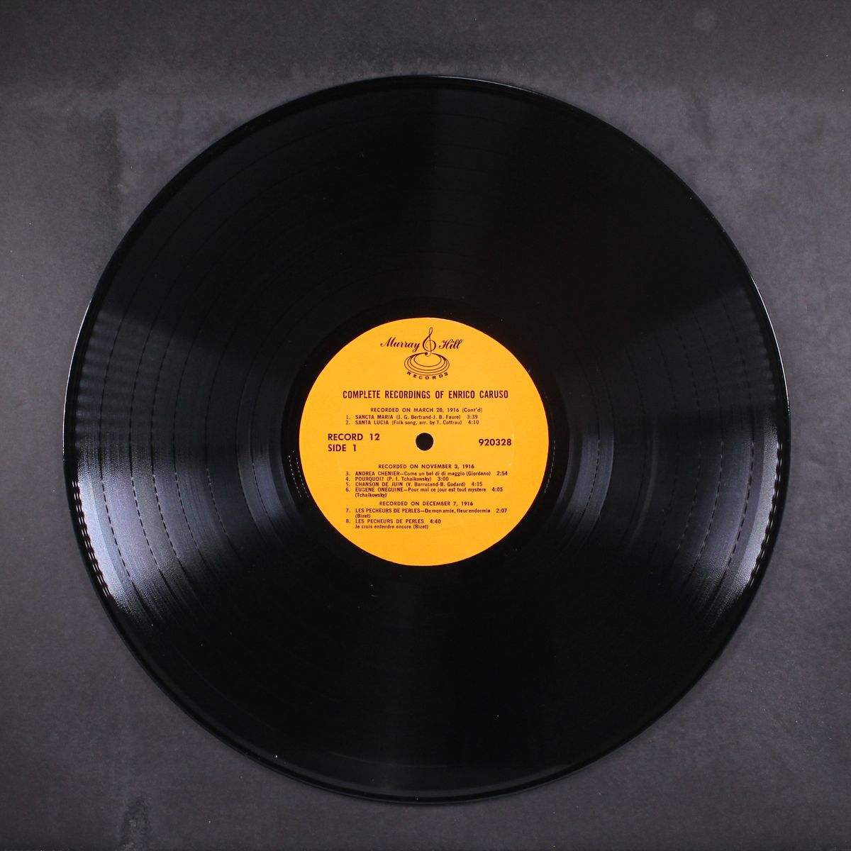complete recordings by ENRICO CARUSO