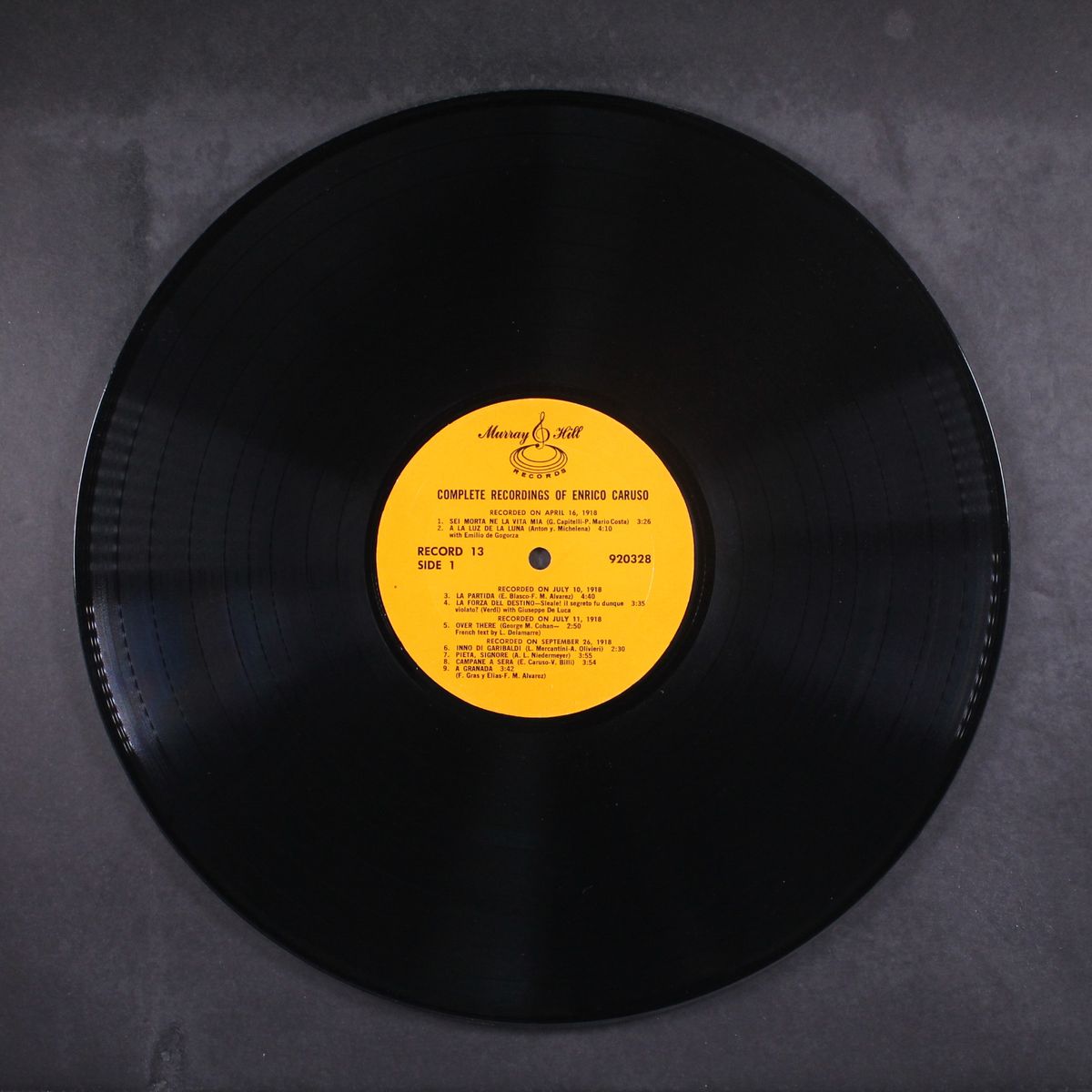 complete recordings by ENRICO CARUSO