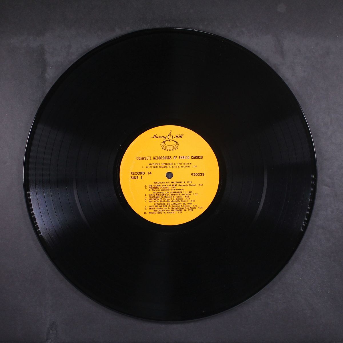 complete recordings by ENRICO CARUSO