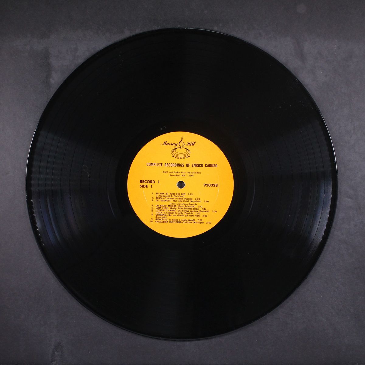 complete recordings by ENRICO CARUSO