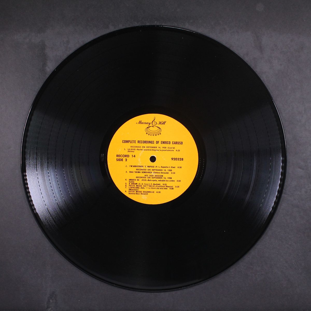 complete recordings by ENRICO CARUSO