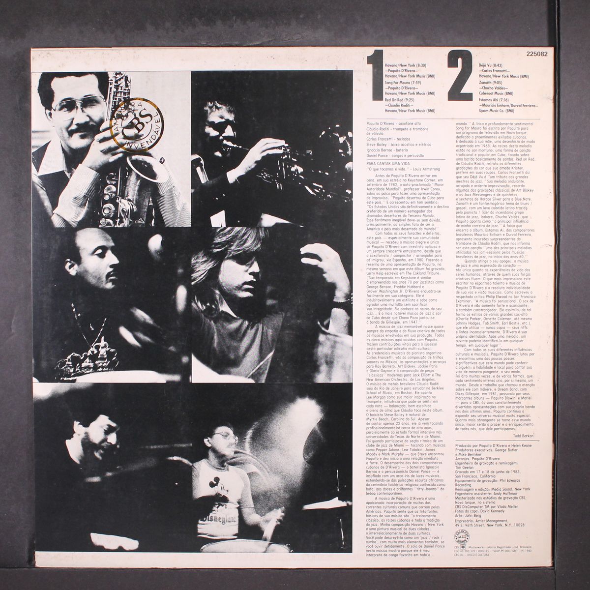 live at keystone korner by PAQUITO D'RIVERA