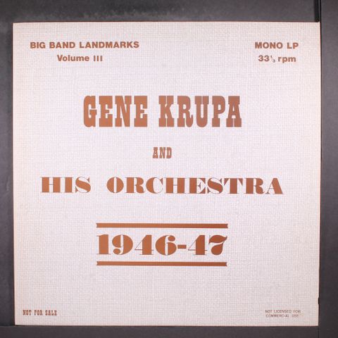 GENE KRUPA & ORCHESTRA