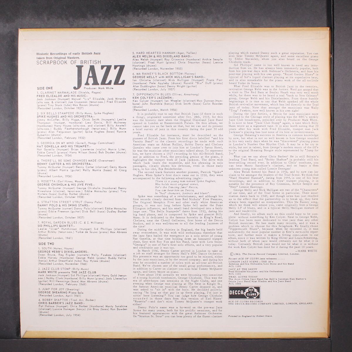 scrapbook of british jazz by VARIOUS