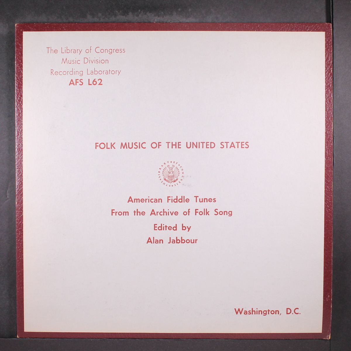 folk music of the united states: american fiddle tunes from the archive of folk song by VARIOUS