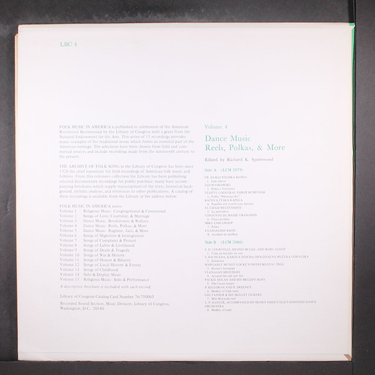 dance music (reels, polkas, & more) by VARIOUS