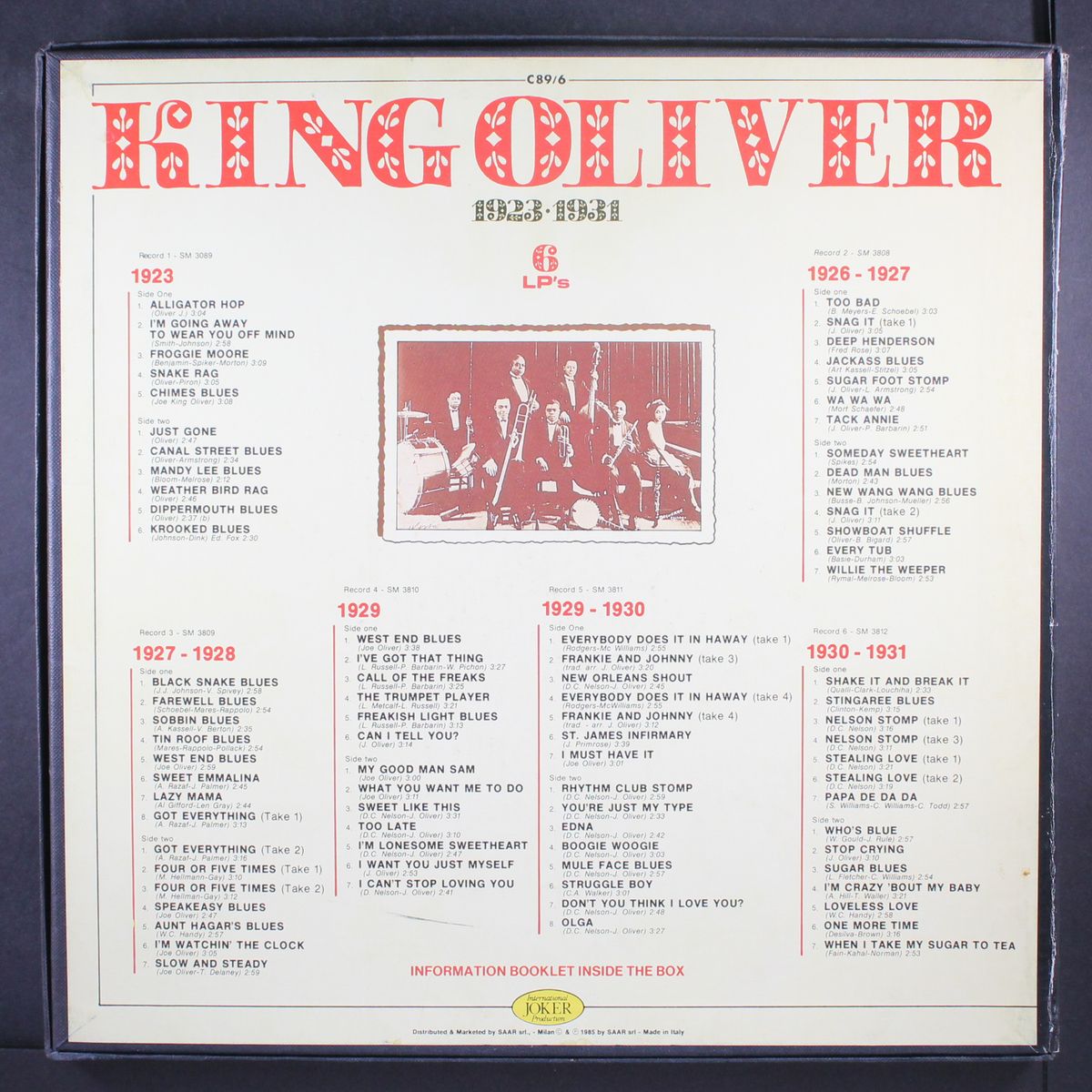 1923-1931 by KING OLIVER