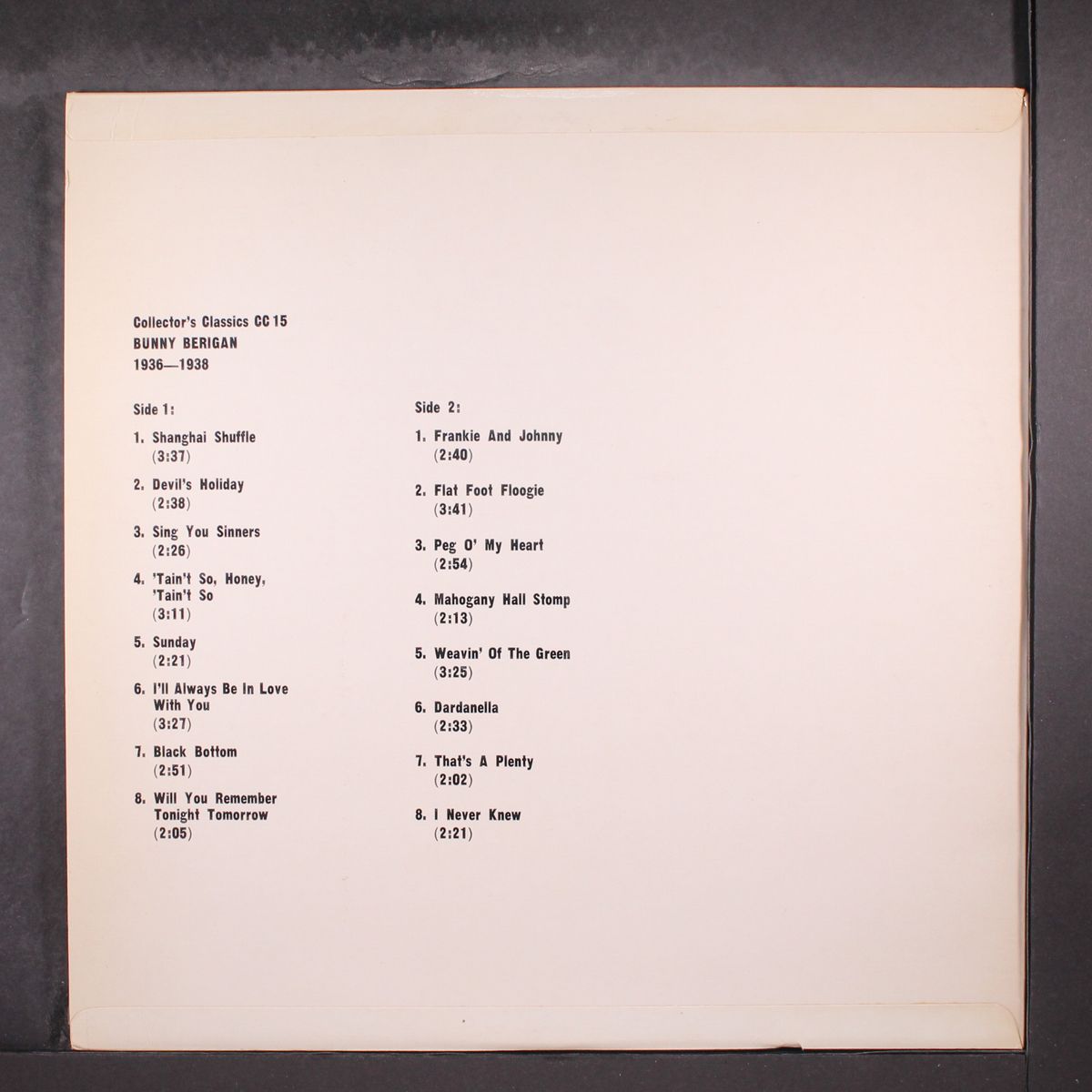 bunny berigan 1936-1938 by BUNNY BERIGAN