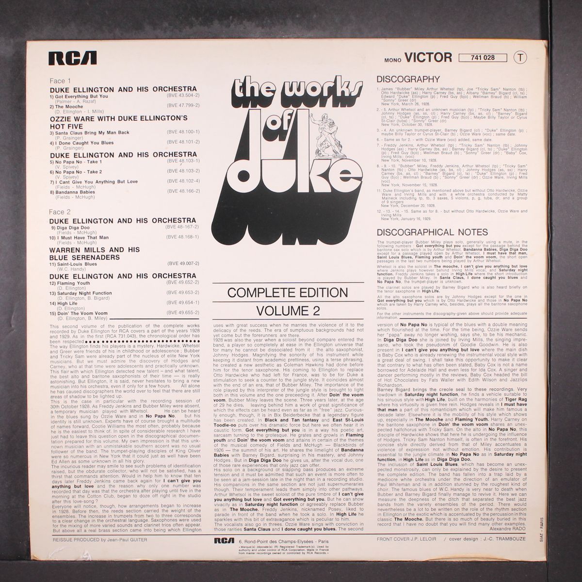 the works of duke - integrale volume 2 by DUKE ELLINGTON