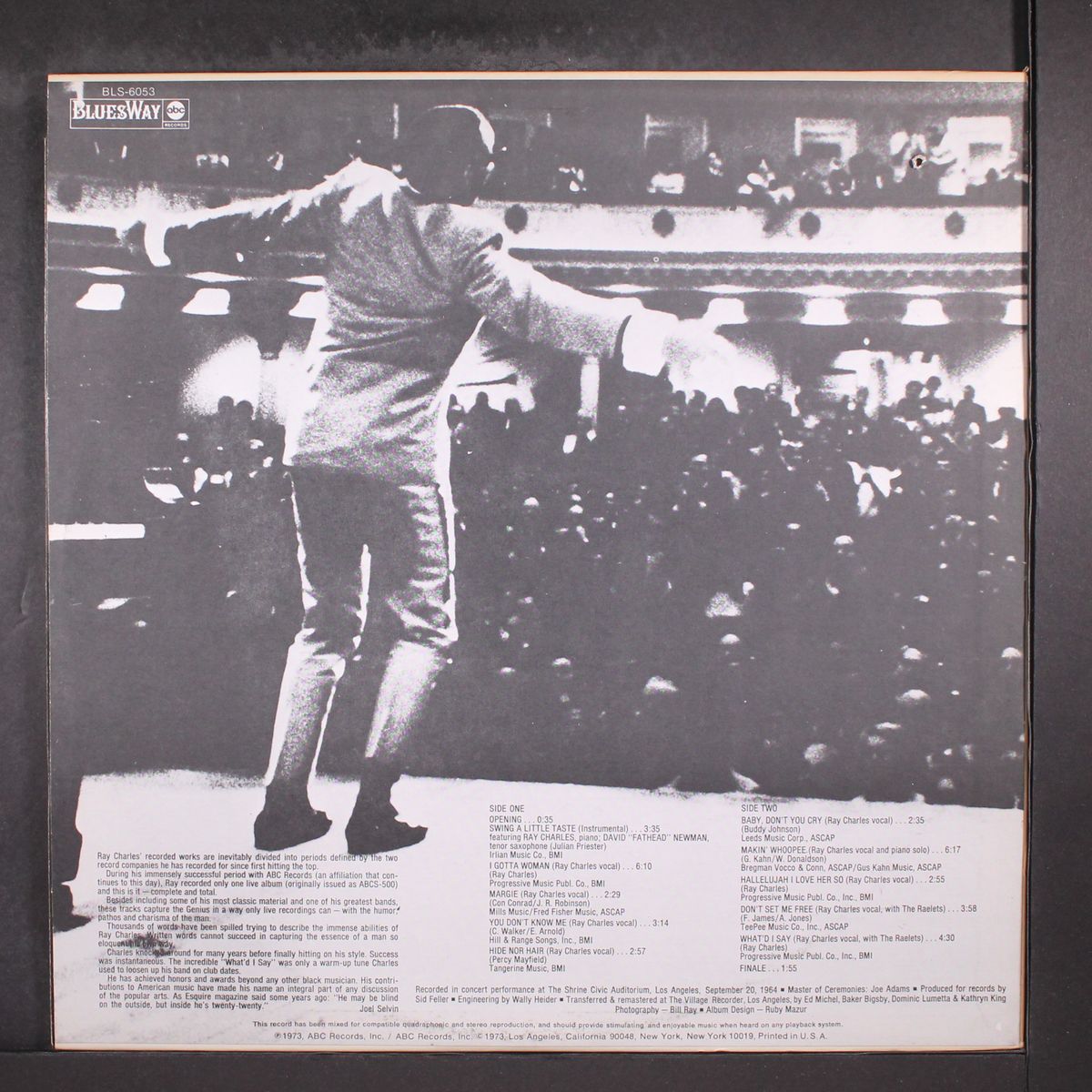genius live in concert by RAY CHARLES