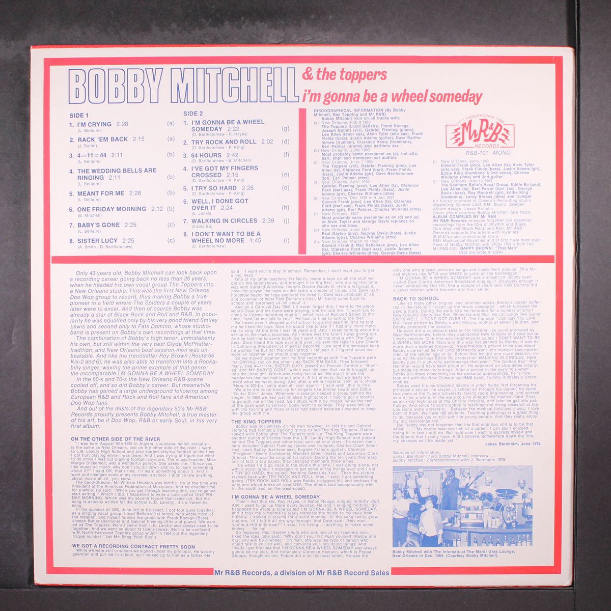 i'm gonna be a wheel someday by BOBBY MITCHELL