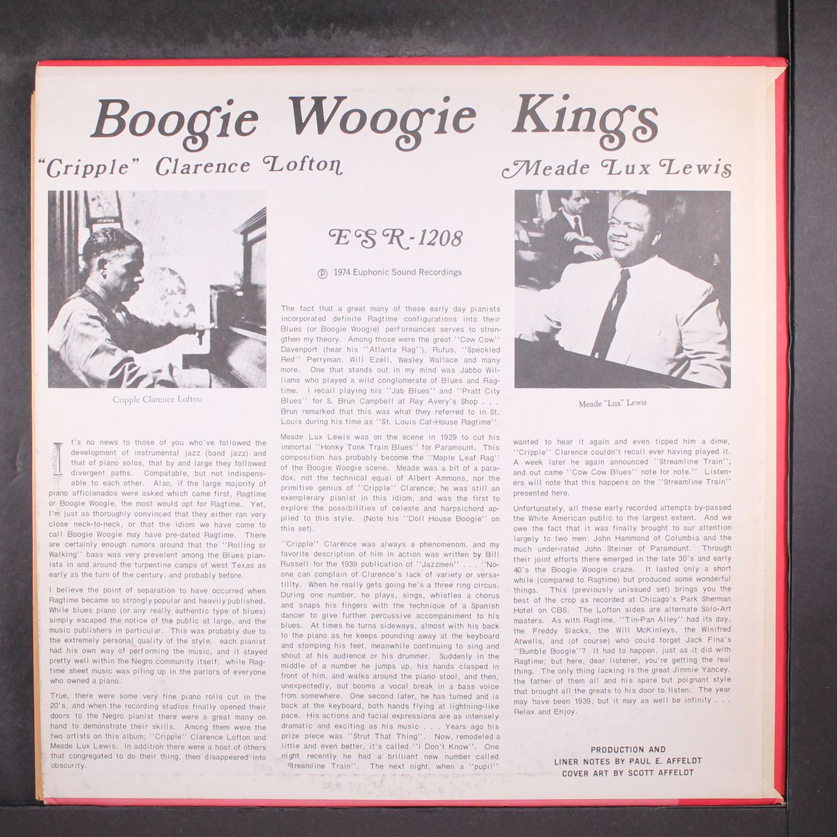 boogie woogie kings, vol. 8 by CRIPPLE CLARENCE LOFTON / MEADE LUX LEWIS