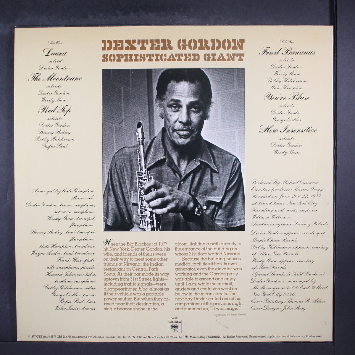 sophisticated giant by DEXTER GORDON