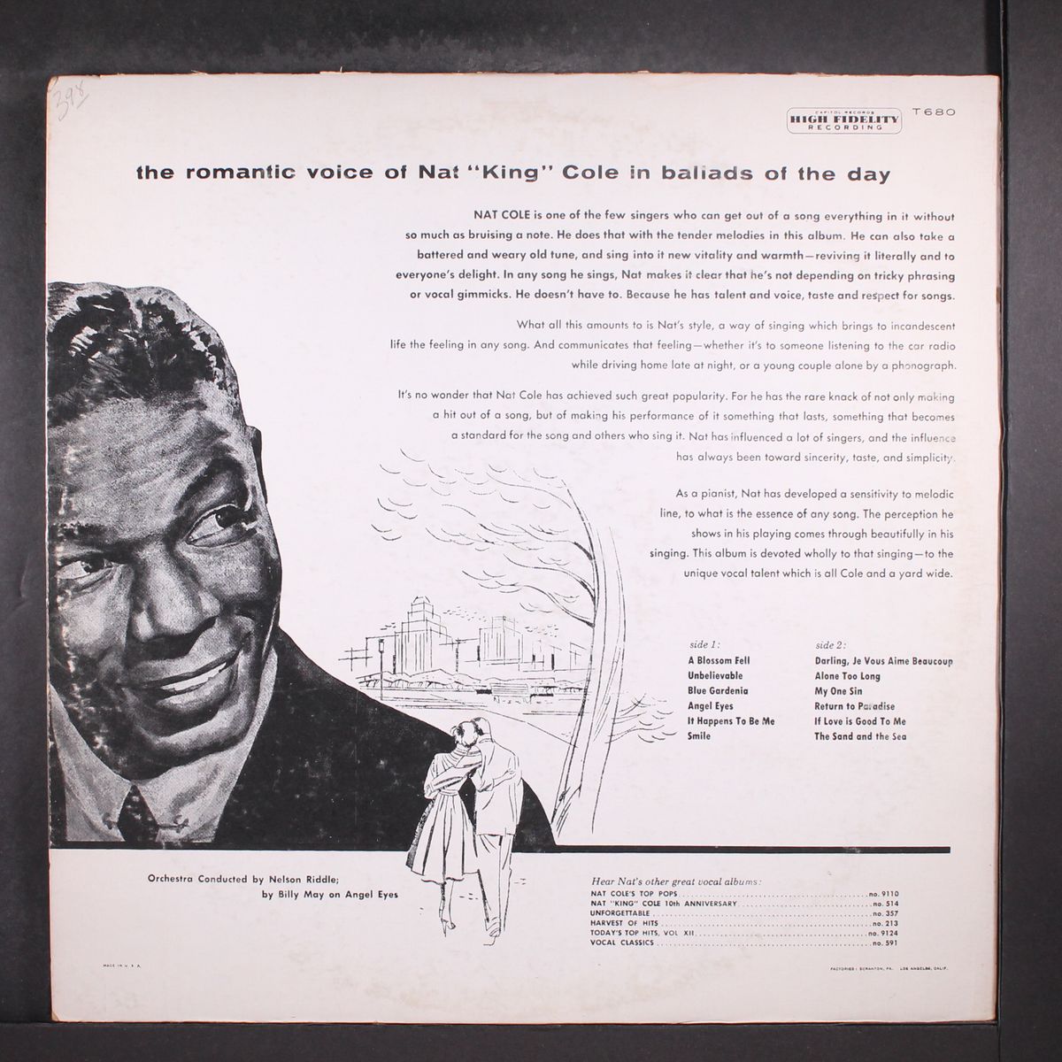 sings ballads of the day by NAT KING COLE
