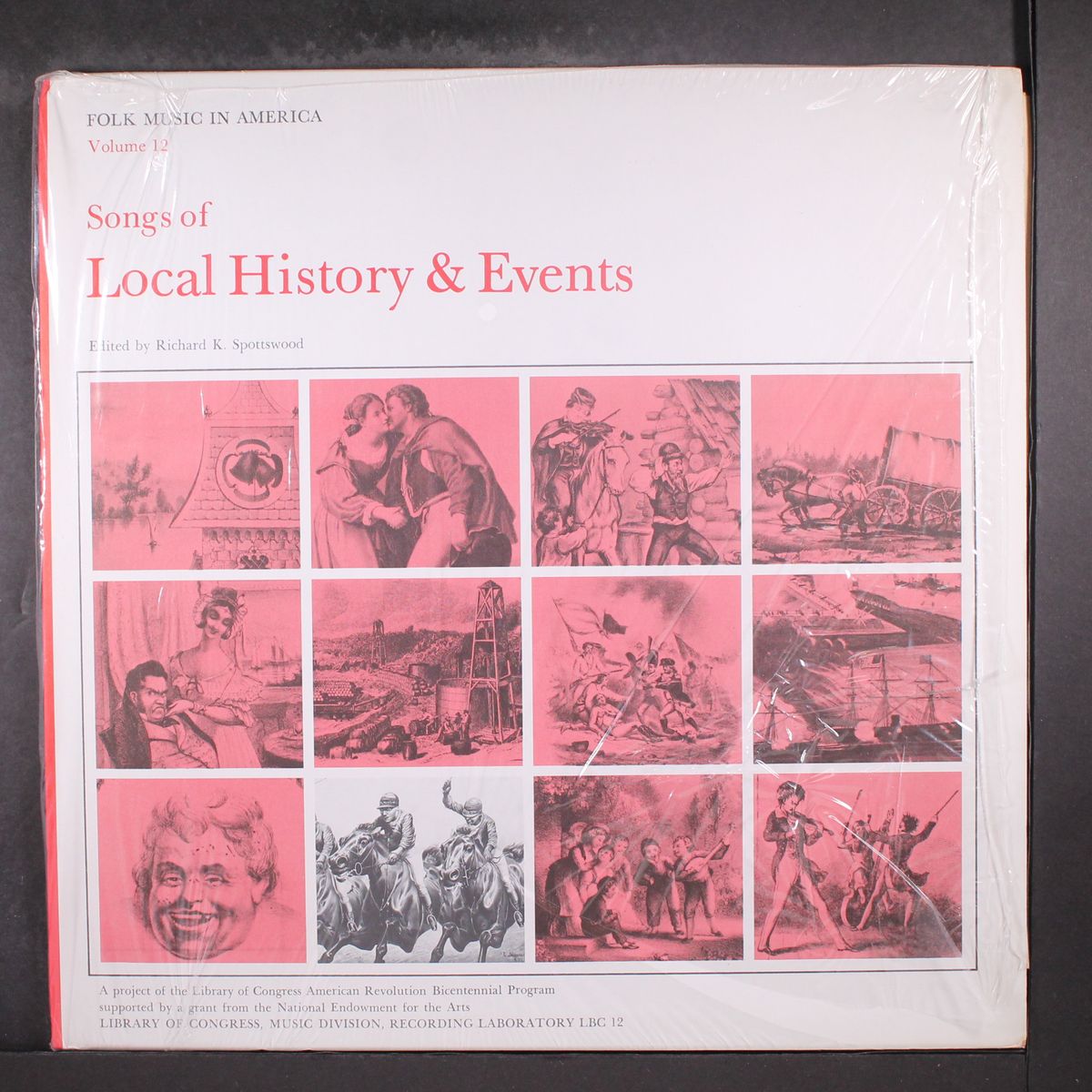 folk music in america, vol. 12; songs of local history & events by VARIOUS