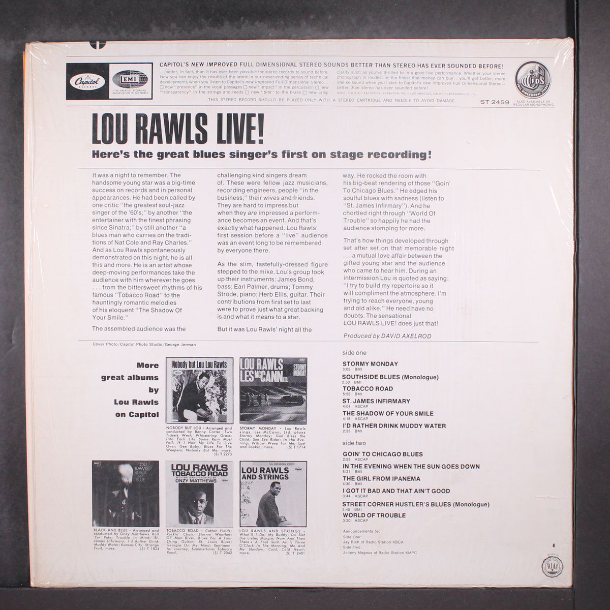 live! by LOU RAWLS