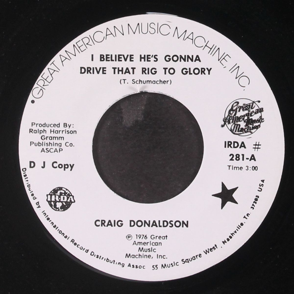 i believe he's gonna drive that rig to glory / long by CRAIG DONALDSON