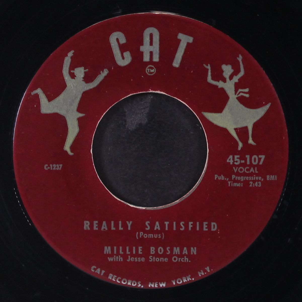 really satisfied / your good doin' by MILLIE BOSMAN