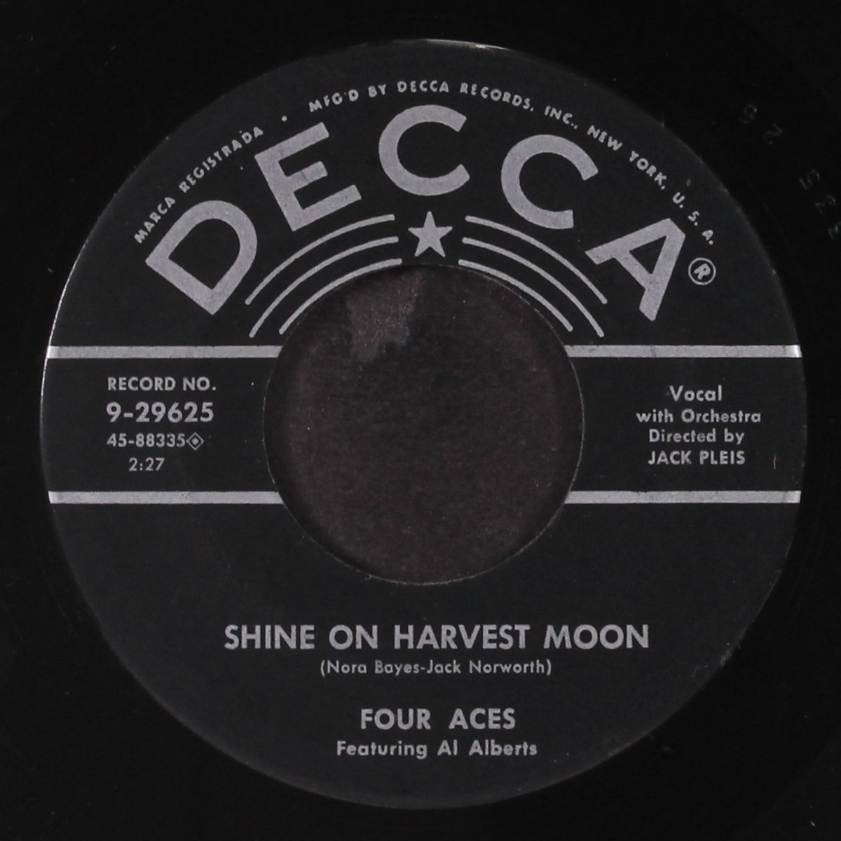 love is a many-splendored thing / shine on harvest moon by FOUR ACES