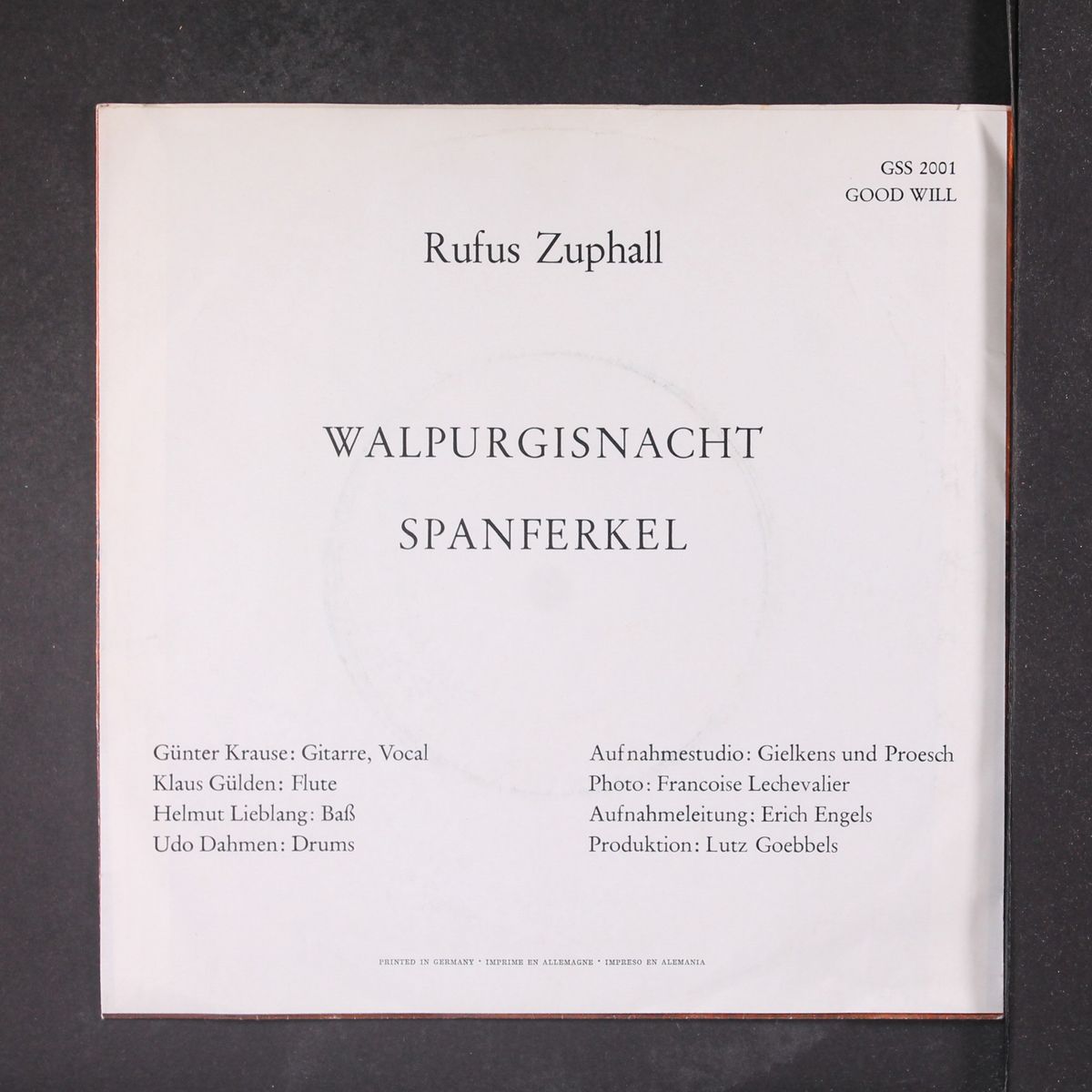 walpurgisnacht / spanferkel by RUFUS ZUPHALL
