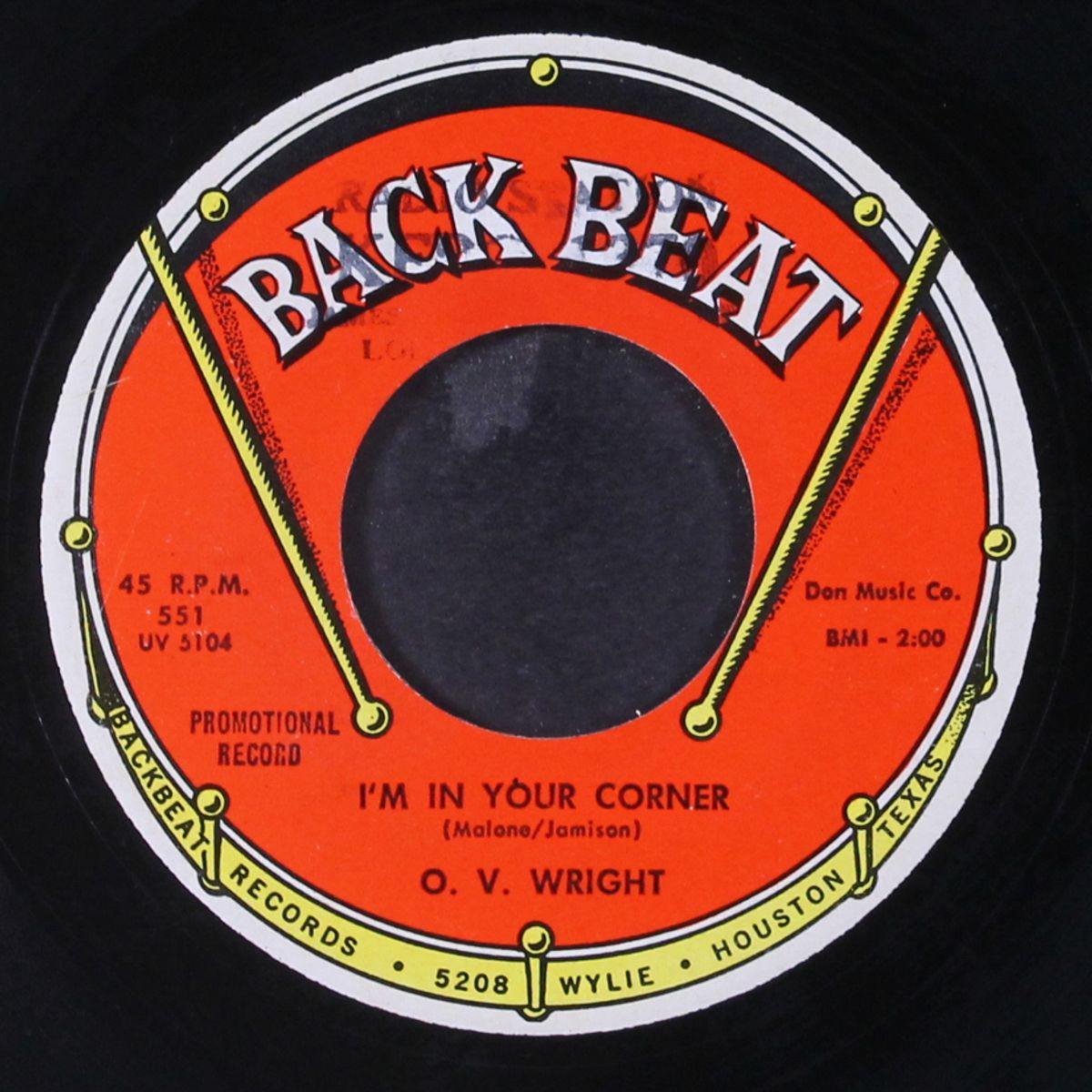 i'm in your corner / poor boy by O.V. WRIGHT