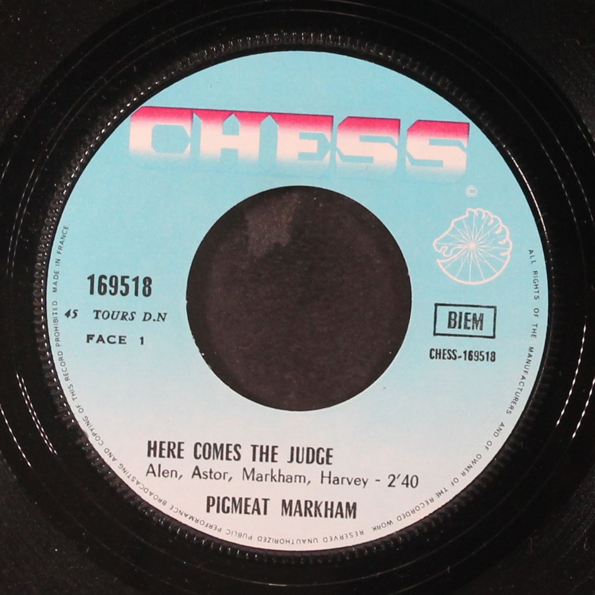here comes the judge / the trial by PIGMEAT MARKHAM