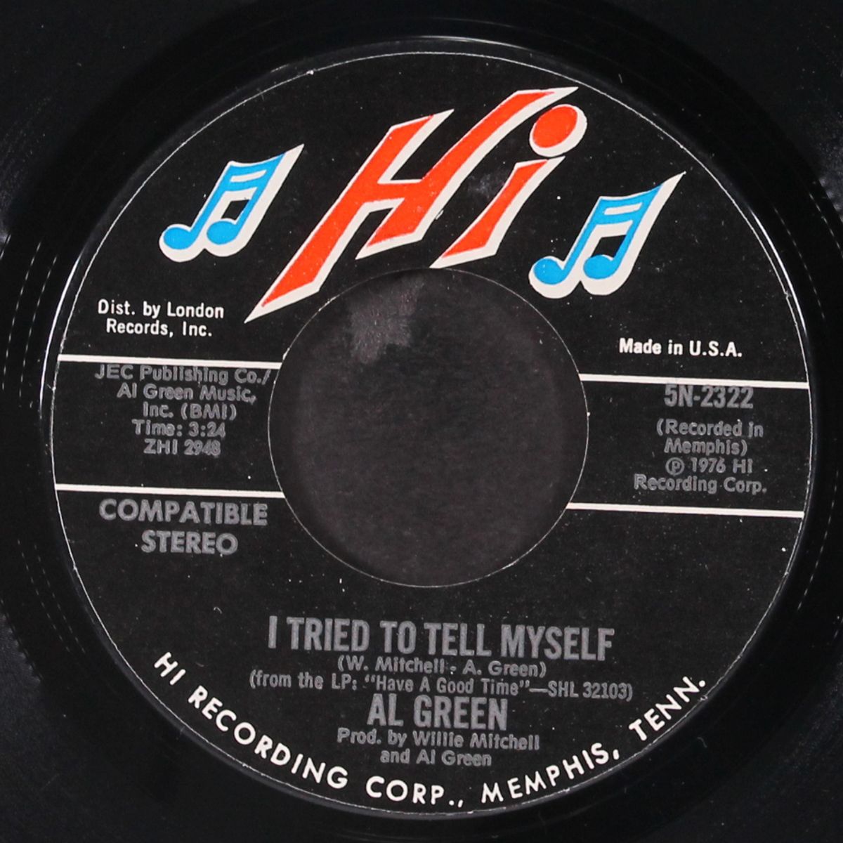 i tried to tell myself / something by AL GREEN