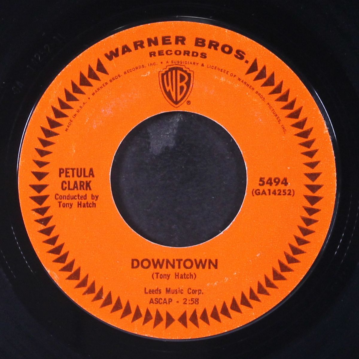 downtown / you'd better love me by PETULA CLARK