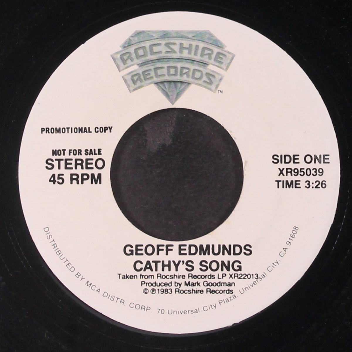 running free / cathy's song by GEOFF EDMUNDS