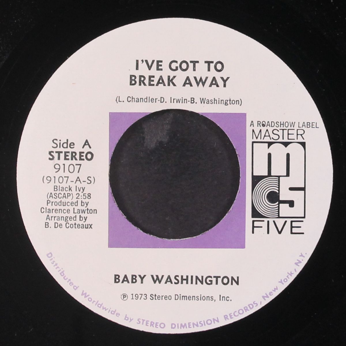 i've got to break away / you by BABY WASHINGTON