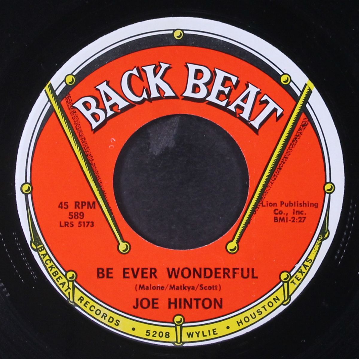 be ever wonderful / i'm satisfied by JOE HINTON