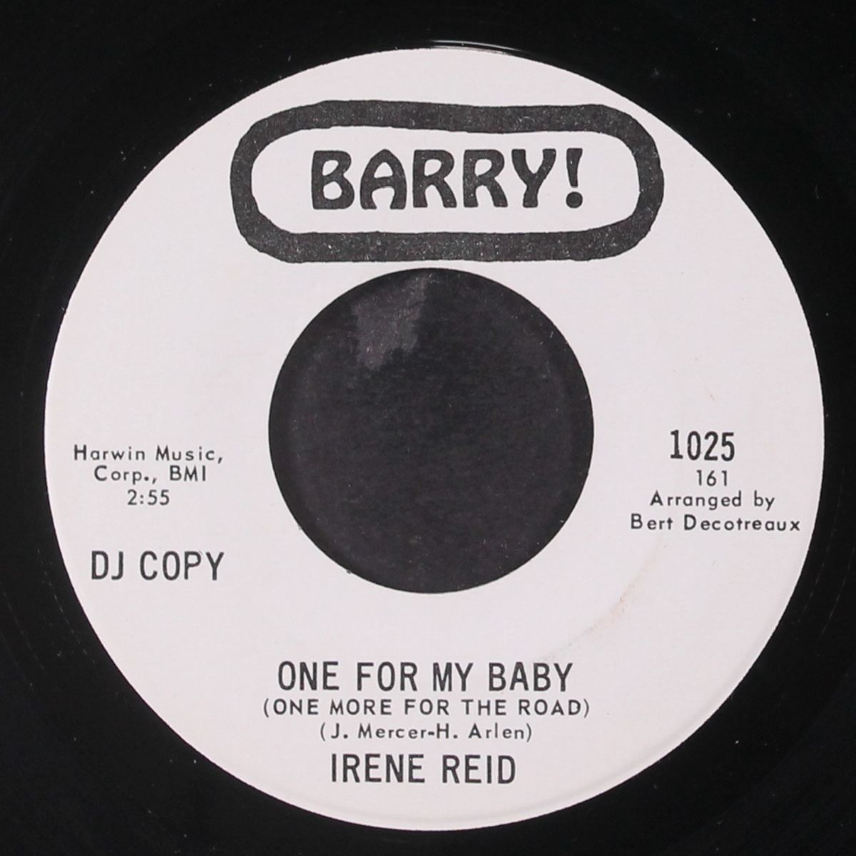 i worry about you / one for my baby by IRENE REID