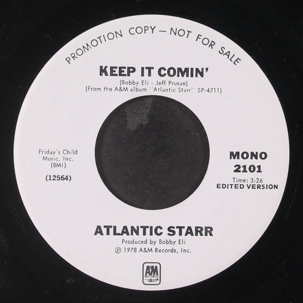 keep it comin' / mono by ATLANTIC STARR