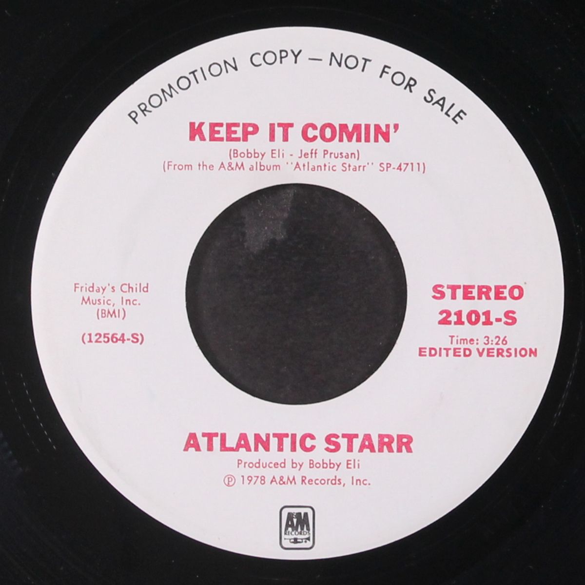 keep it comin' / mono by ATLANTIC STARR