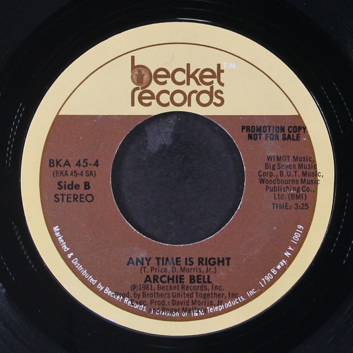 any time is right / same by ARCHIE BELL