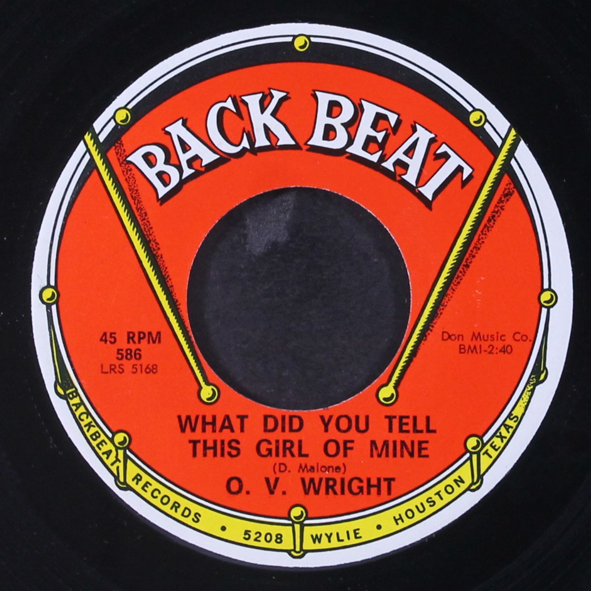 what did you tell this girl of mine / what about you by O.V. WRIGHT