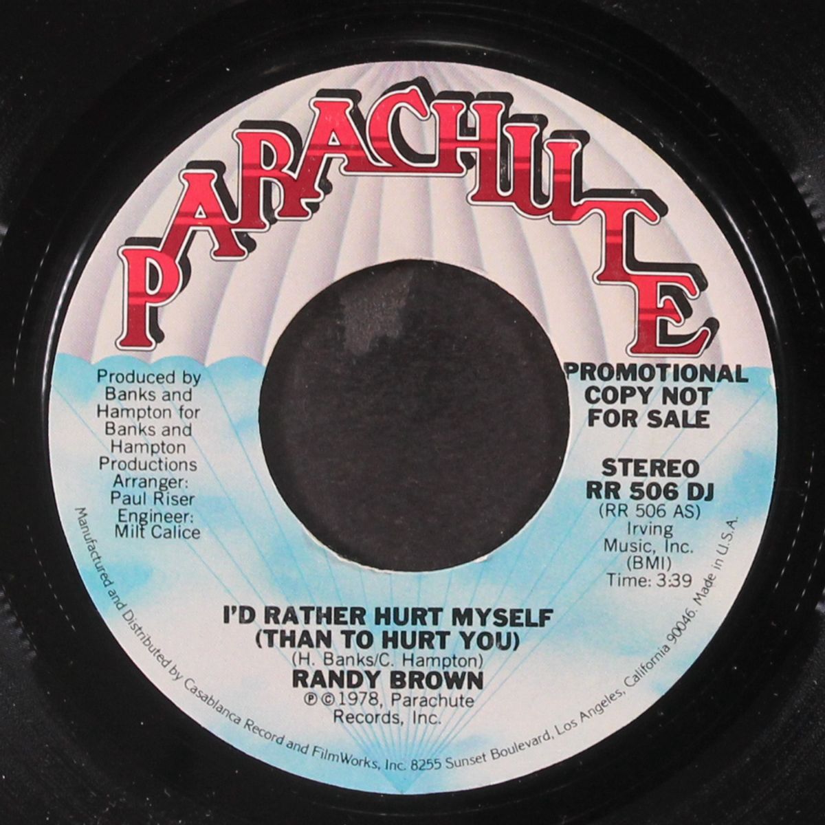 i'd rather hurt myself (than to hurt you) / mono by RANDY BROWN