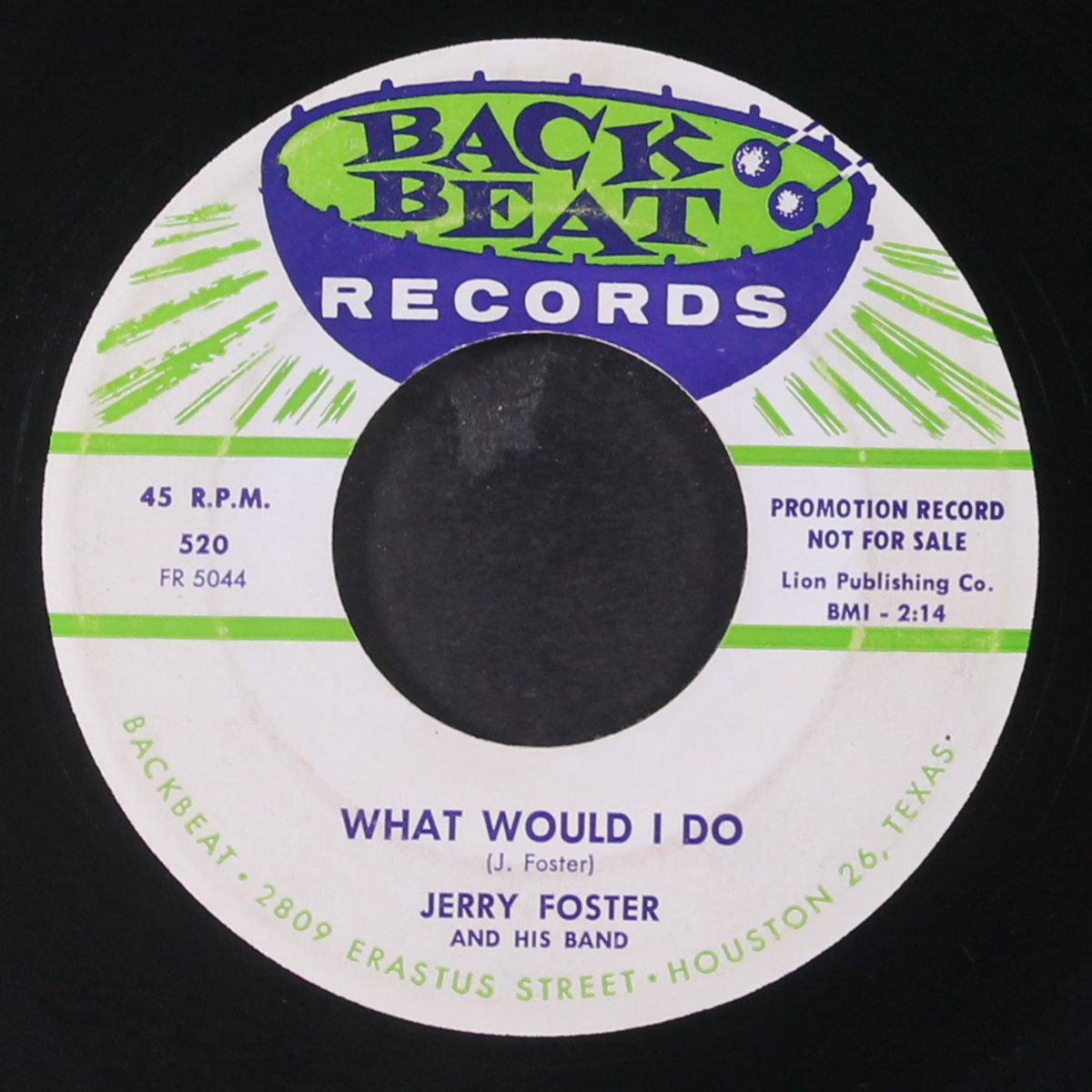 your love / what would i do by JERRY FOSTER