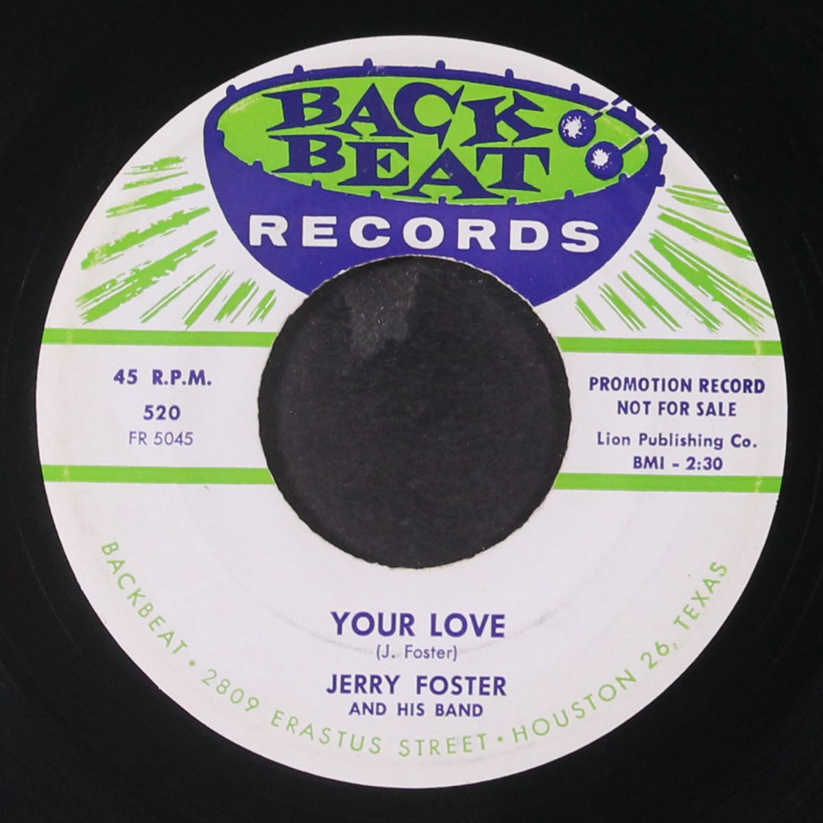 your love / what would i do by JERRY FOSTER