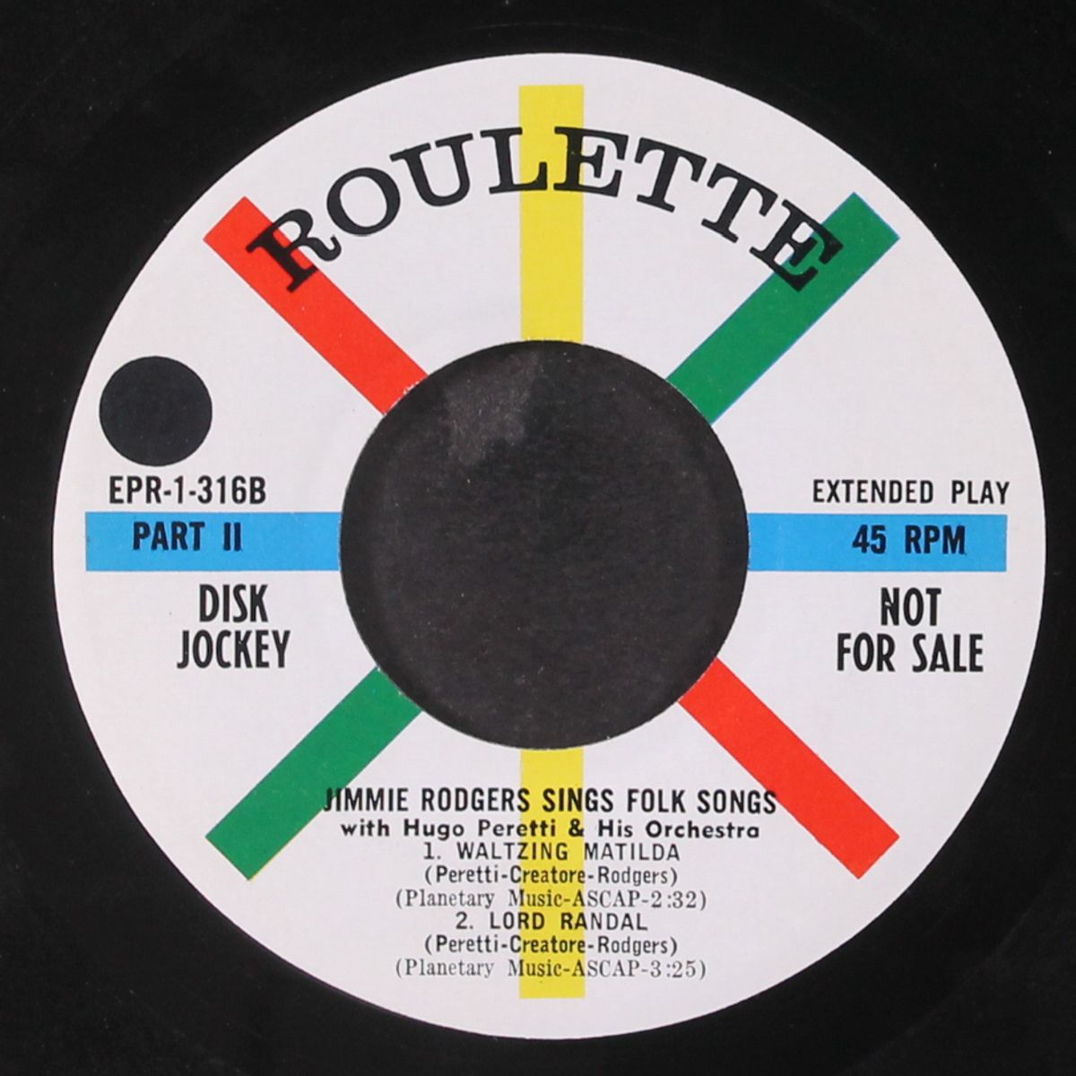 sings folk songs, part 2 by JIMMIE RODGERS