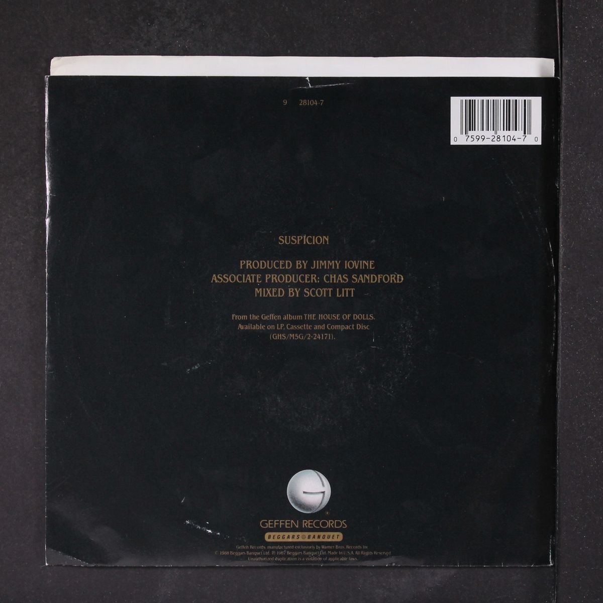 suspicion by GENE LOVES JEZEBEL