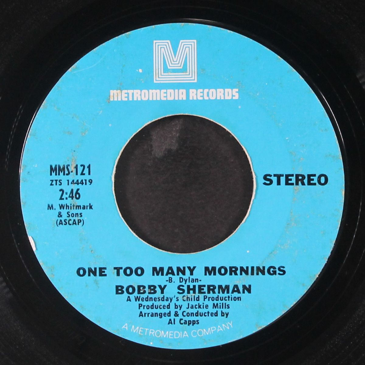 one too many mornings by BOBBY SHERMAN