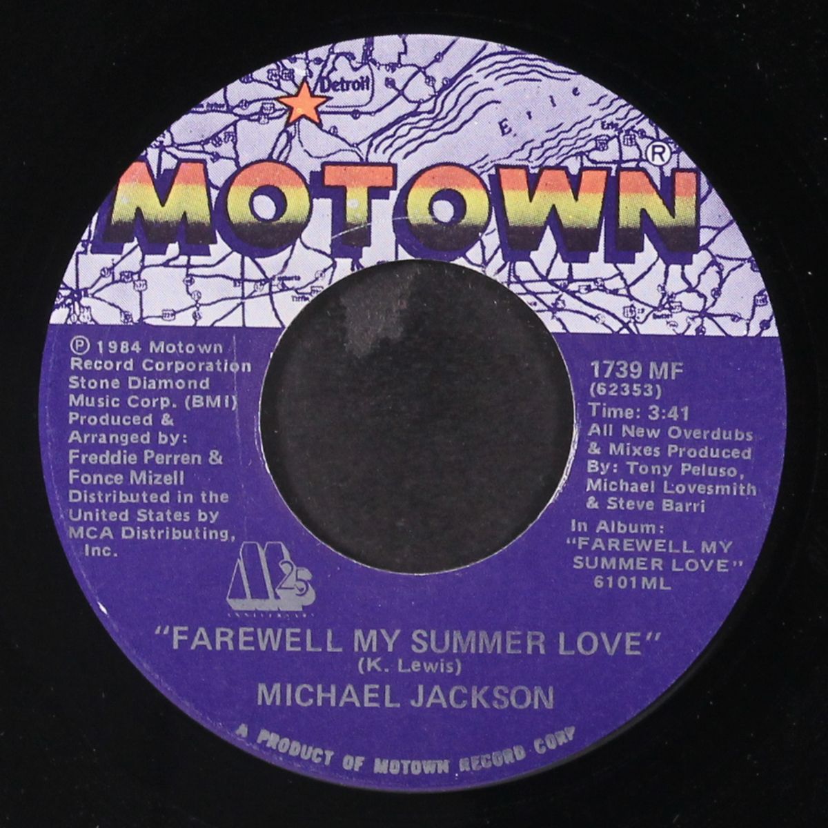 farewell my summer love / call on me by MICHAEL JACKSON