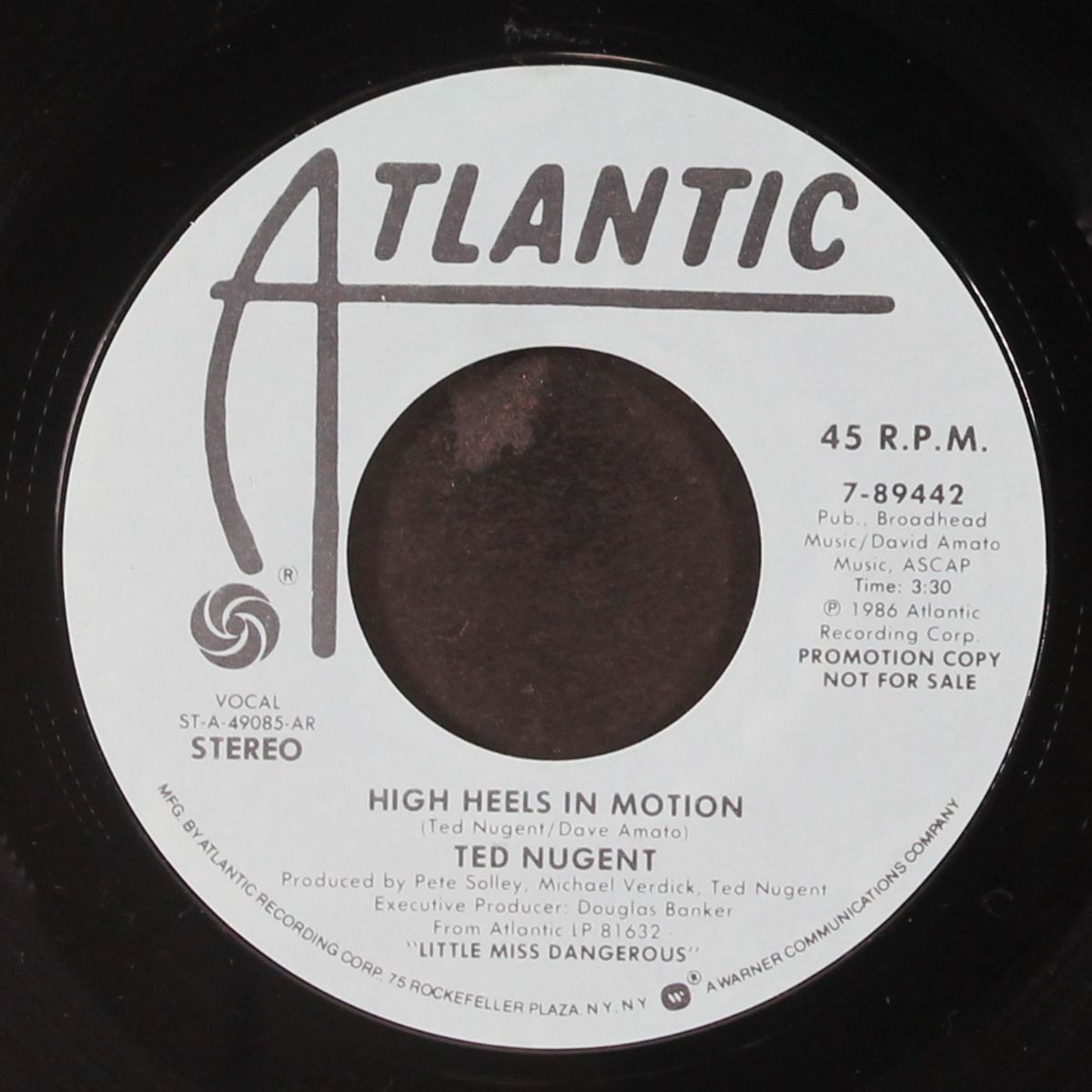 high heels in motion / same by TED NUGENT