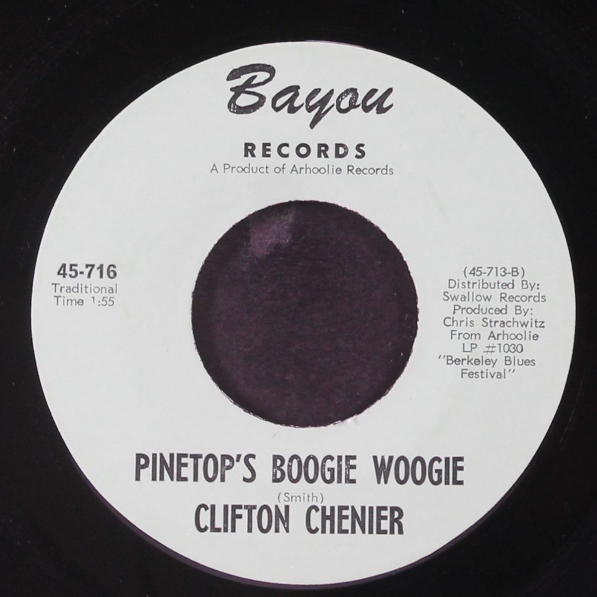pinetop's boogie woogie / banana man by CLIFTON CHENIER
