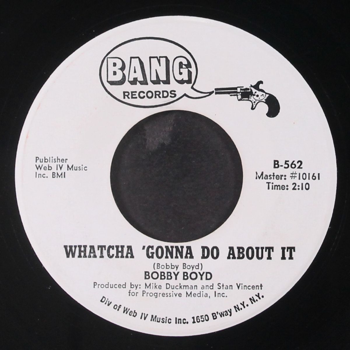 whatcha gonna do about it / same by BOBBY BOYD