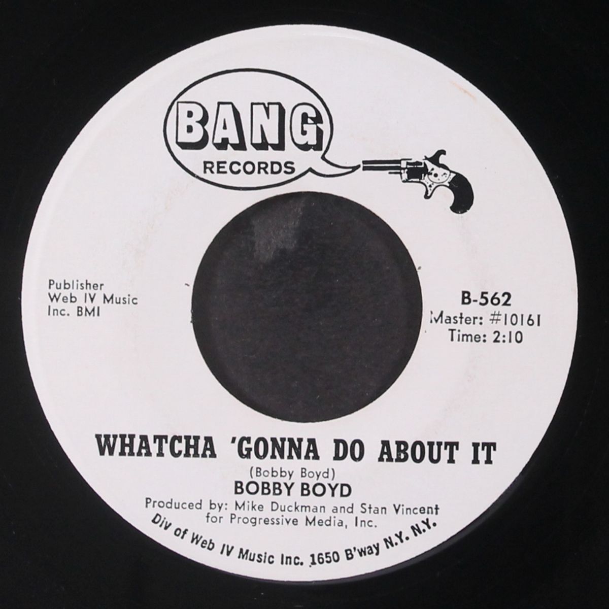 whatcha gonna do about it / same by BOBBY BOYD