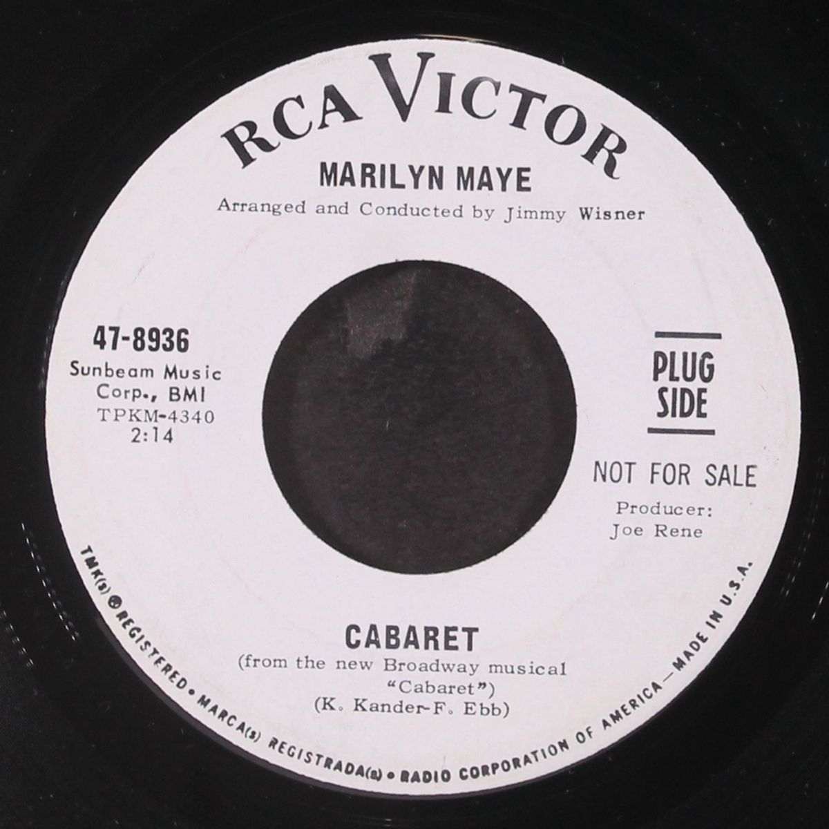 cabaret / two lovers by MARILYN MAYE